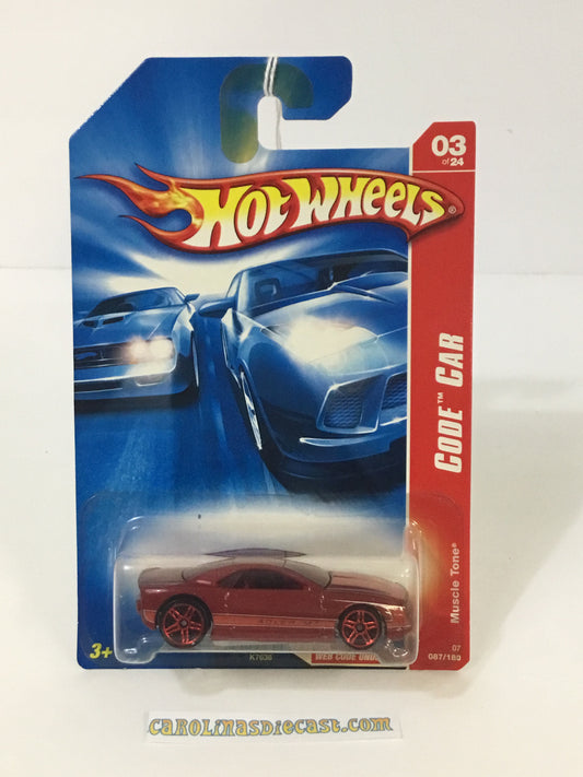 2007 Hot Wheels #87 Muscle tone (GGG6)