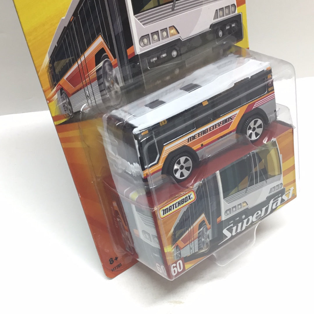 Matchbox Superfast #60 City Bus  Limited to 15,500 174B