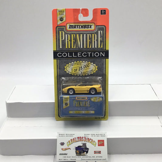 Matchbox Premiere Convertible Collection Series 12 Mitsubishi Spyder 5E3