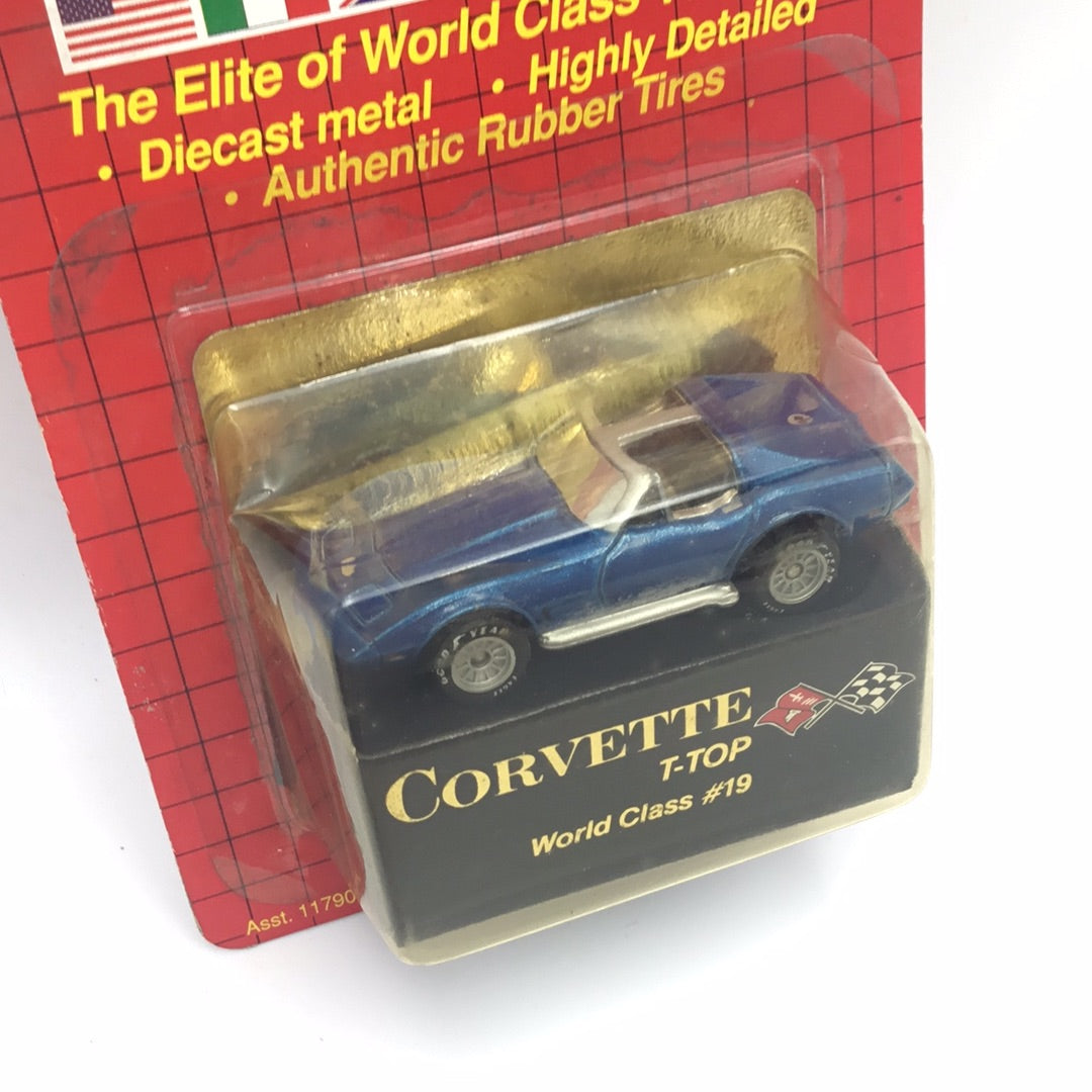 Matchbox World Class Collectors Limited Edition #19 Corvette T-Top blue 5C7