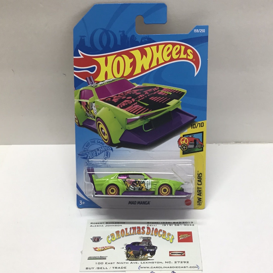 2021 hot wheels #159 Mad Magna green art car MM7