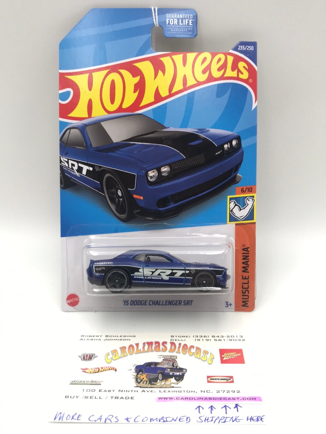 2022 hot wheels N case #235 15 Dodge Challenger SRT BB6