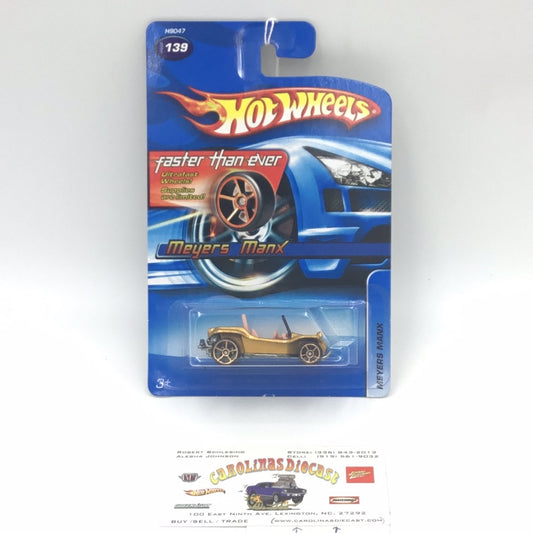 2005 Hot Wheels #139 Meyers Manx faster than ever wheels FTE