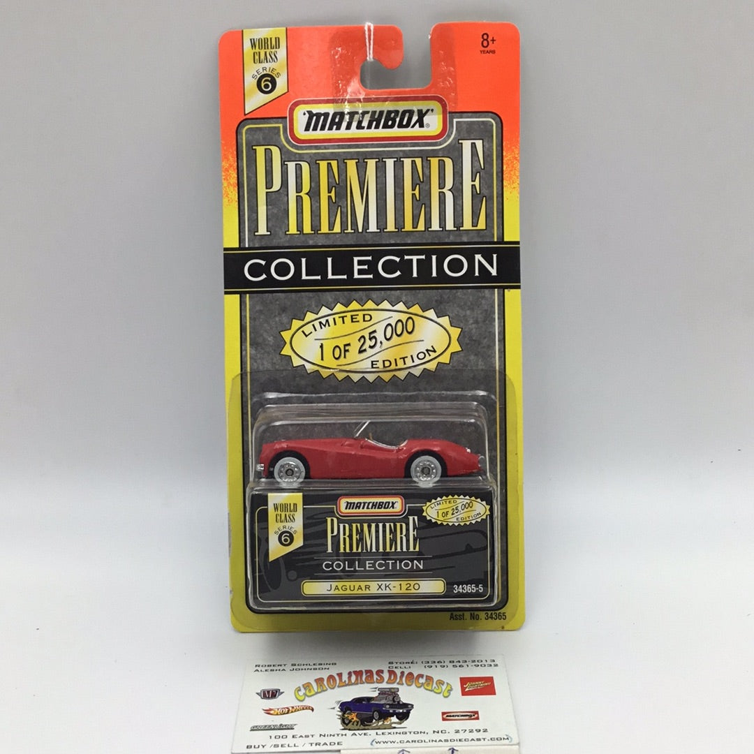 Matchbox Premiere series 6 Jaguar XK-120 red 5E7