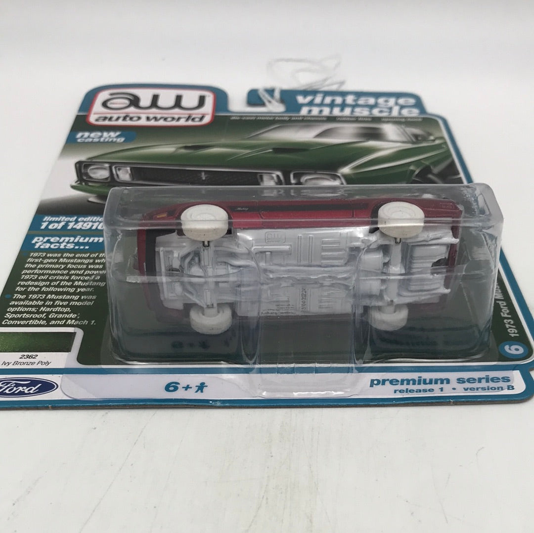 Auto world Vintage Muscle 1973 Ford Mustang Mach 1 ultra red chase –  carolinasdiecast