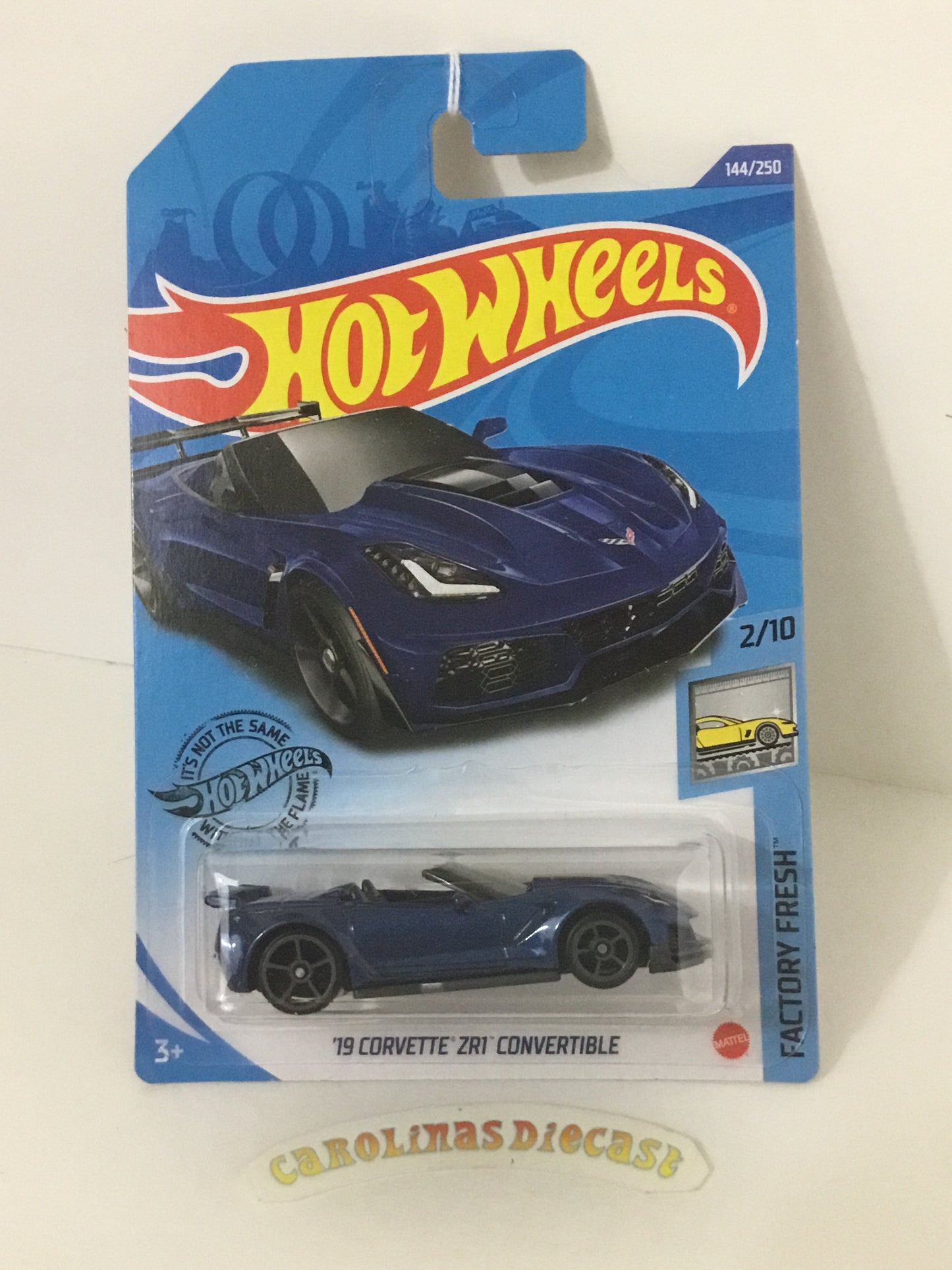 2020 hot wheels #144 19 Corvette ZR1 convertible R3