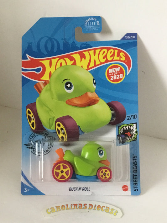 2020 hot wheels  #132 Duck n Roll green CC5
