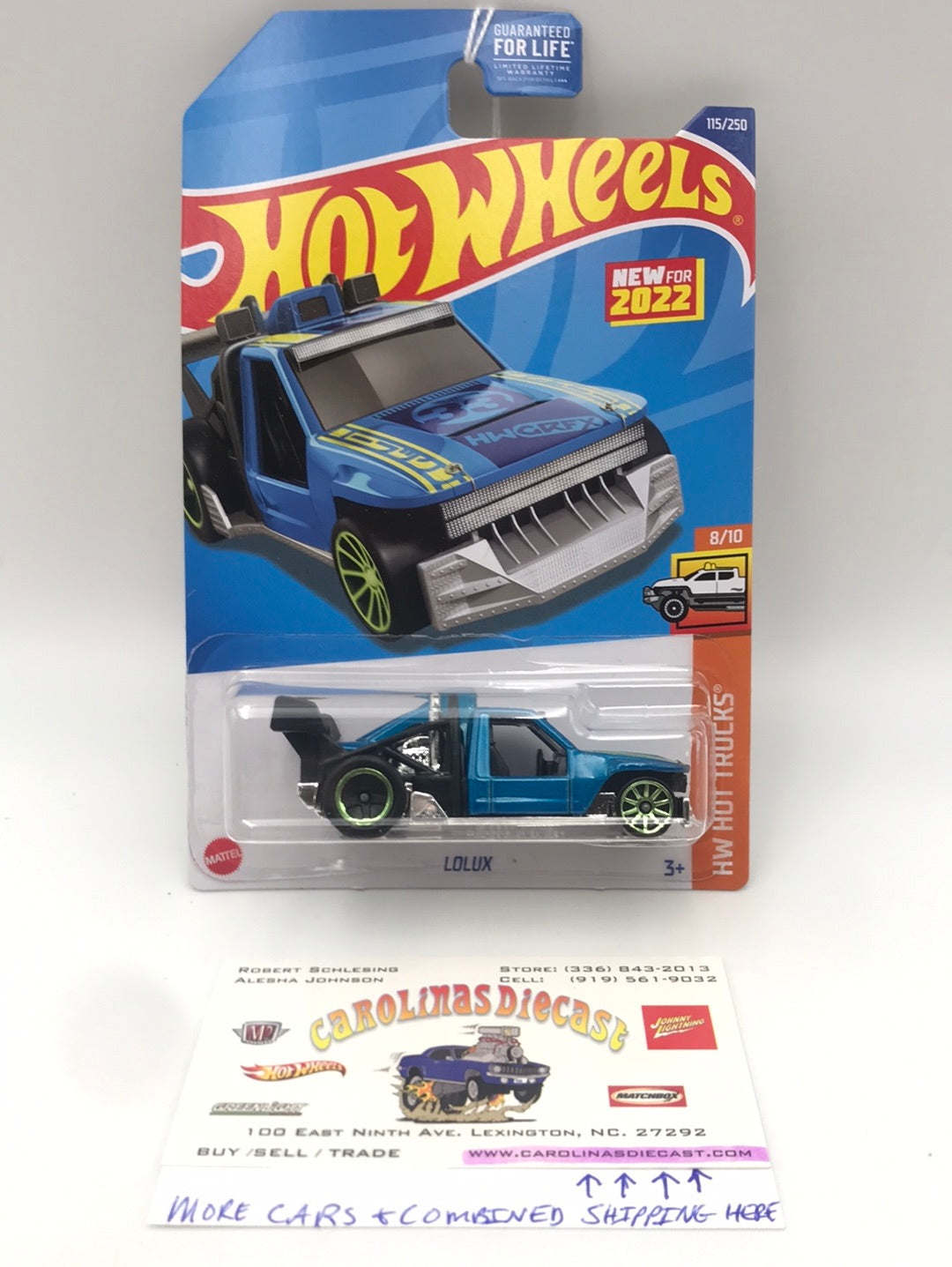 2022 hot wheels N case #115 Lolux blue FF1