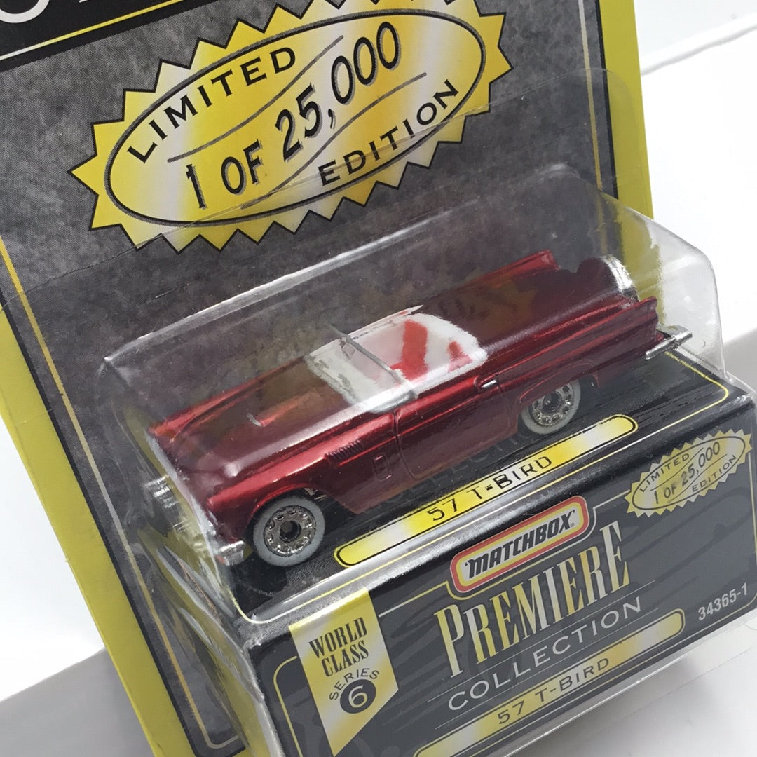 Matchbox Premiere series 6 57 T-Bird Red 5D1