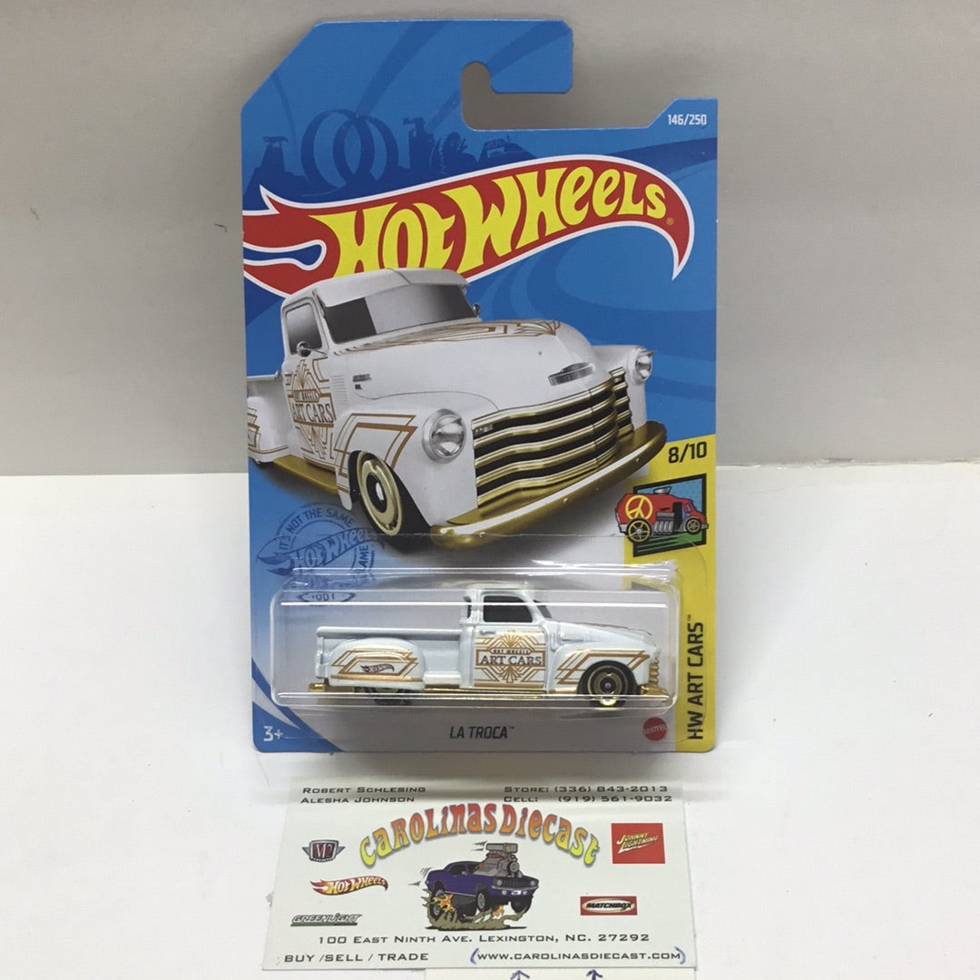 2021 hot wheels N case #146 La Troca white 40C