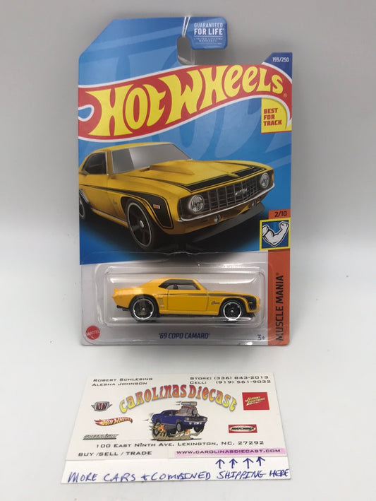 2022 hot wheels #193 69 Copo Camaro 14G