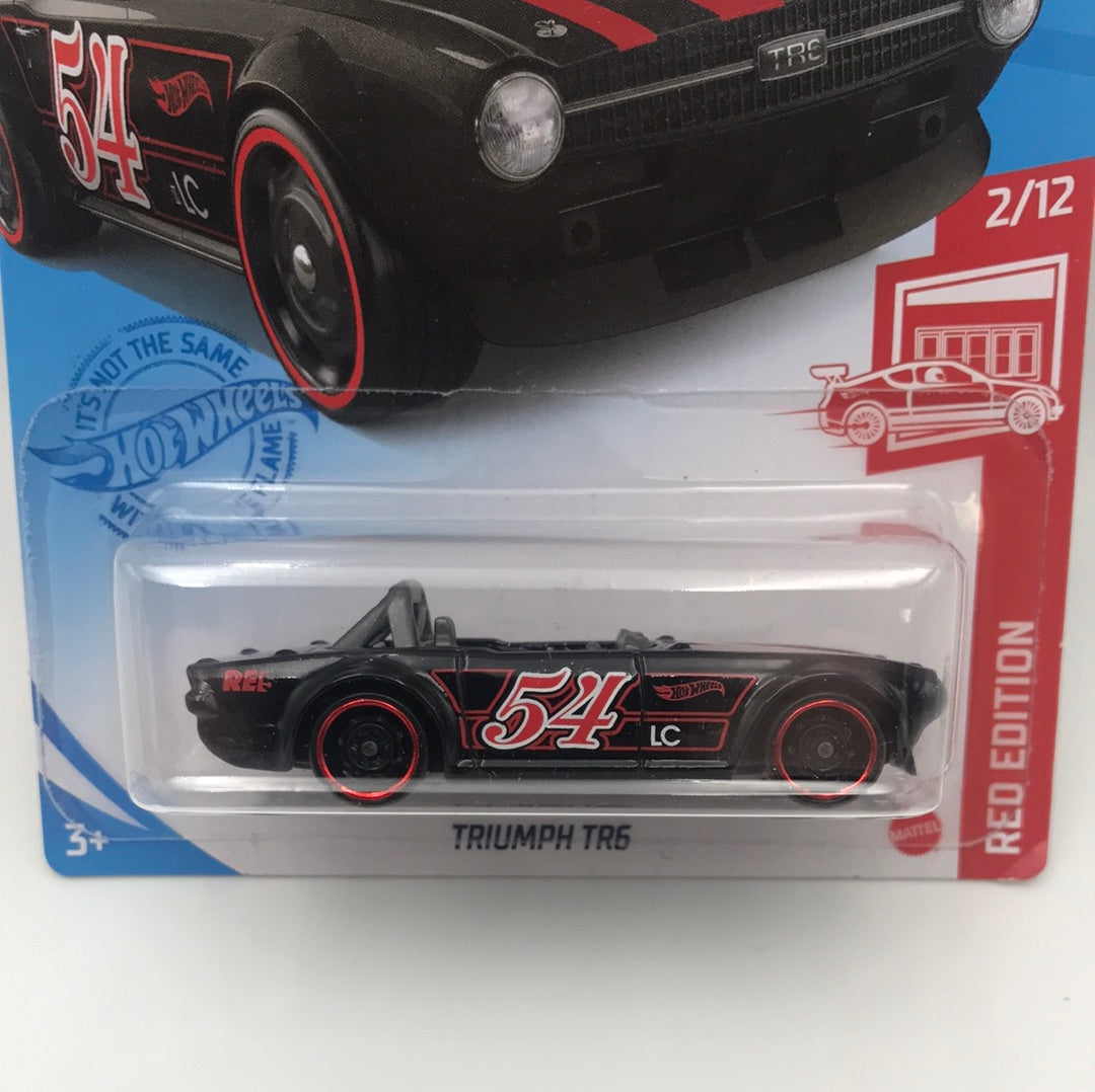 2019 hot wheels #9 Triumph  TR6 Red Edition target exclusive HH6