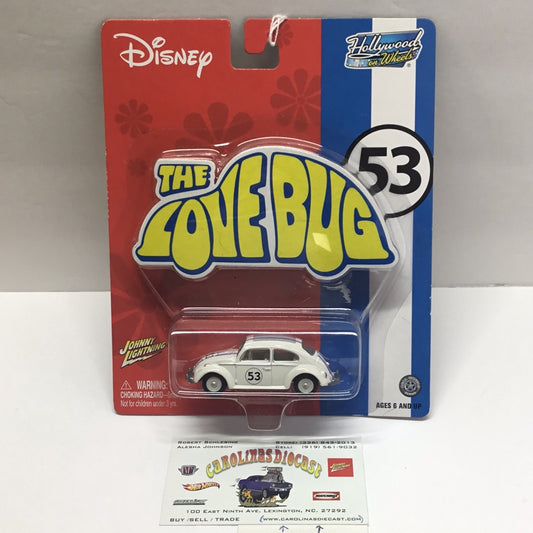 Johnny Lightning Disney Hollywood on wheels Herbie The Love Bug Dirty Version