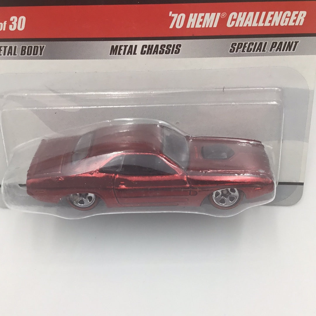 Hot wheels classics series 5 Custom 70 Hemi Challenger red CC2