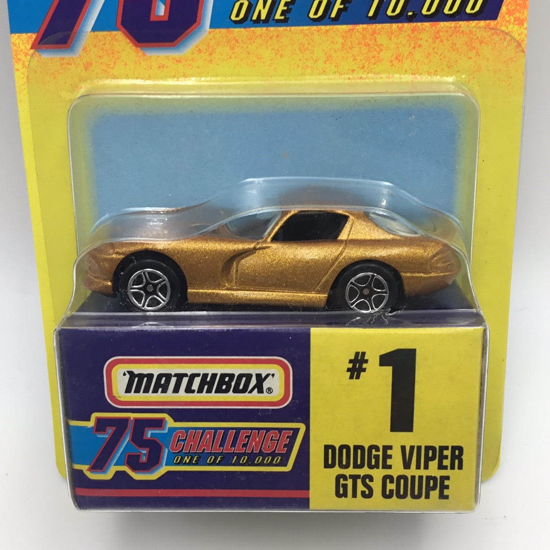 Matchbox 75 Challenge #1 Dodge Viper GTS Coupe 5A8