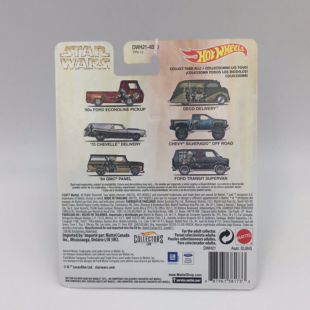 Hot Wheels pop culture Star Wars Boba Fett 60s Ford Econoline pick up 266A