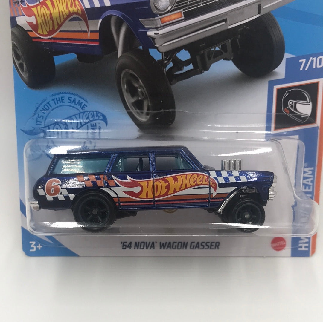 Carrinho Hot Wheels '64 Nova Wagon Gasser (X7QRX) - Mattel