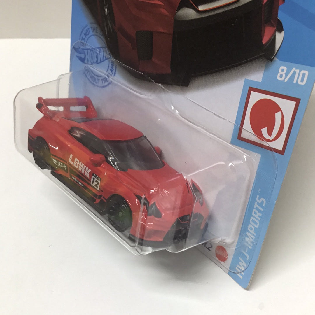 2021 hot wheels Q case #204 LB-Silhouette Works GT Nissan 35GT RR Ver 2 red liberty walk 83F