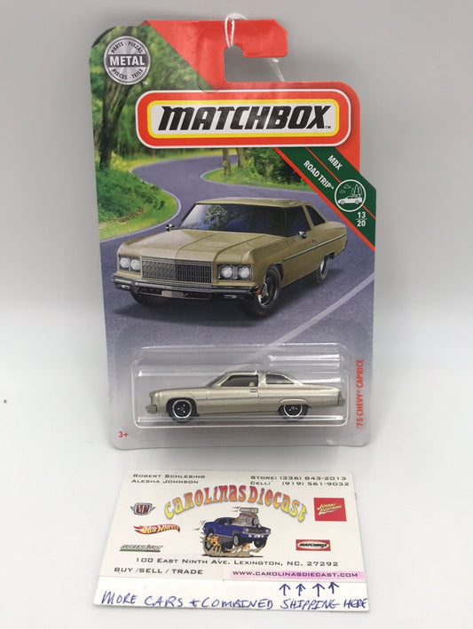 2020 matchbox #6 75 Chevy Caprice 16B