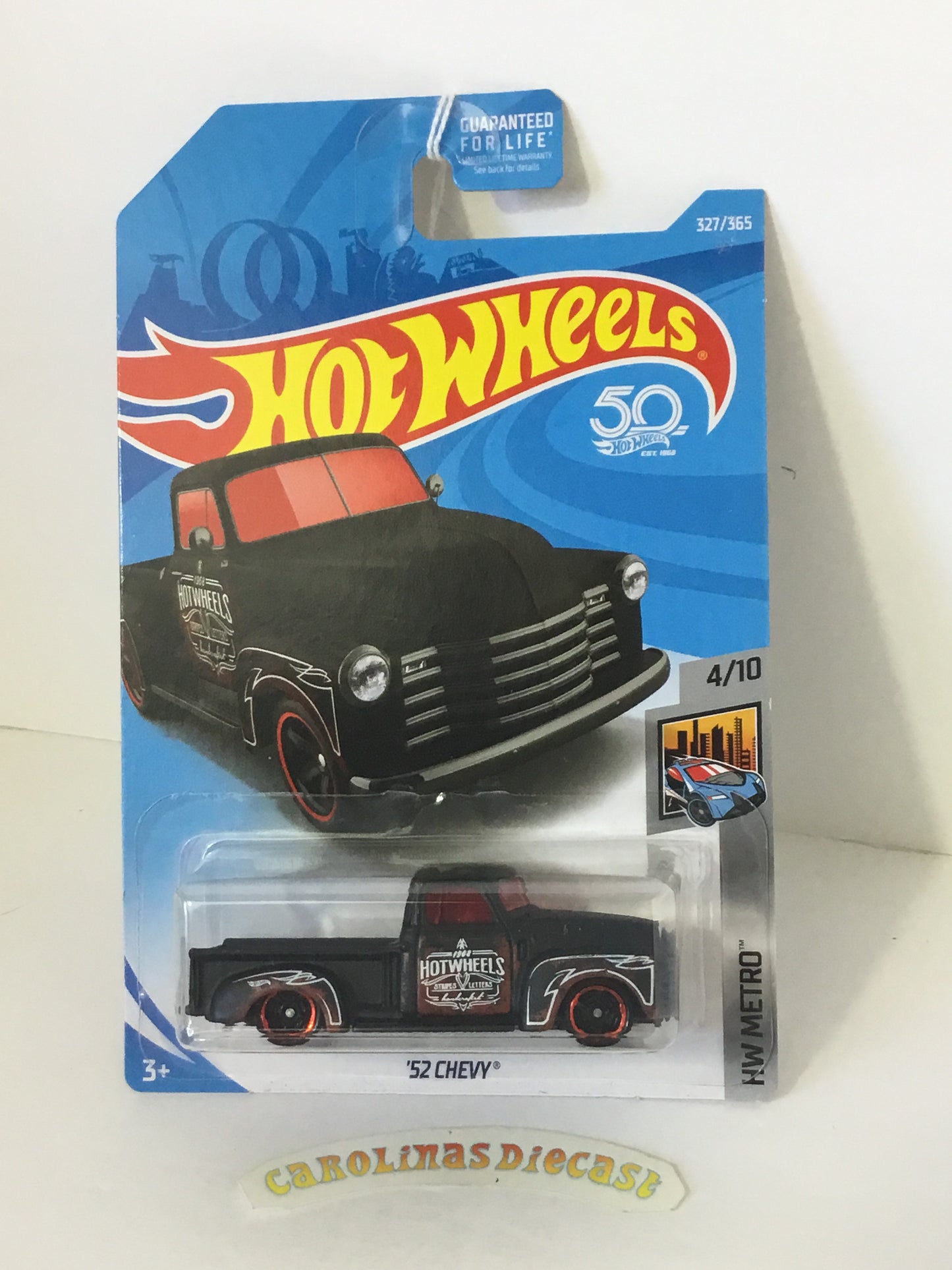 2018 Hot Wheels #327  52 Chevy black HH5