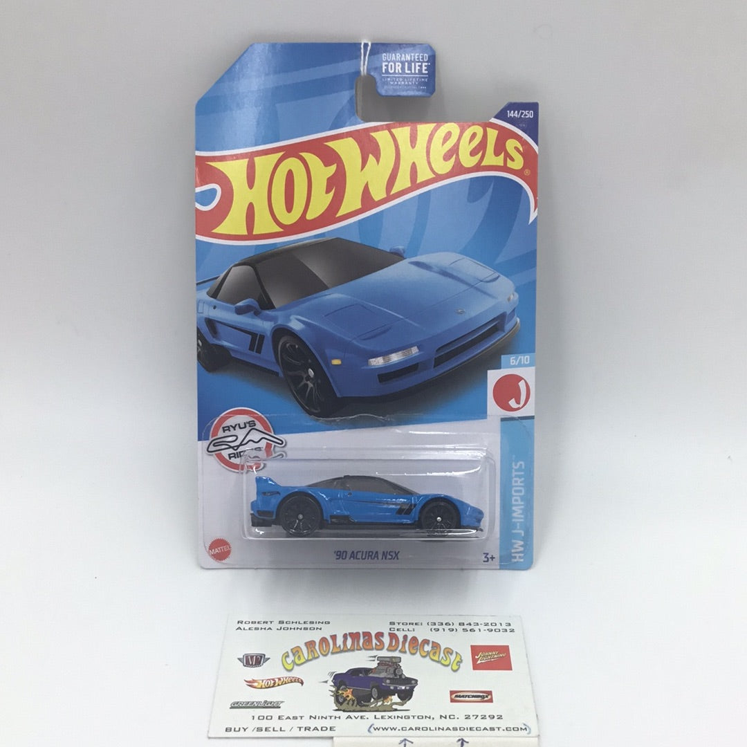 2022 hot wheels g case #144 90 Acura NSX blue 102H