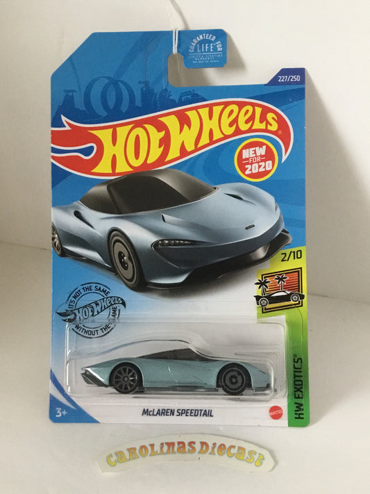 2020 hot wheels n case #227 McLaren Speedtail W5