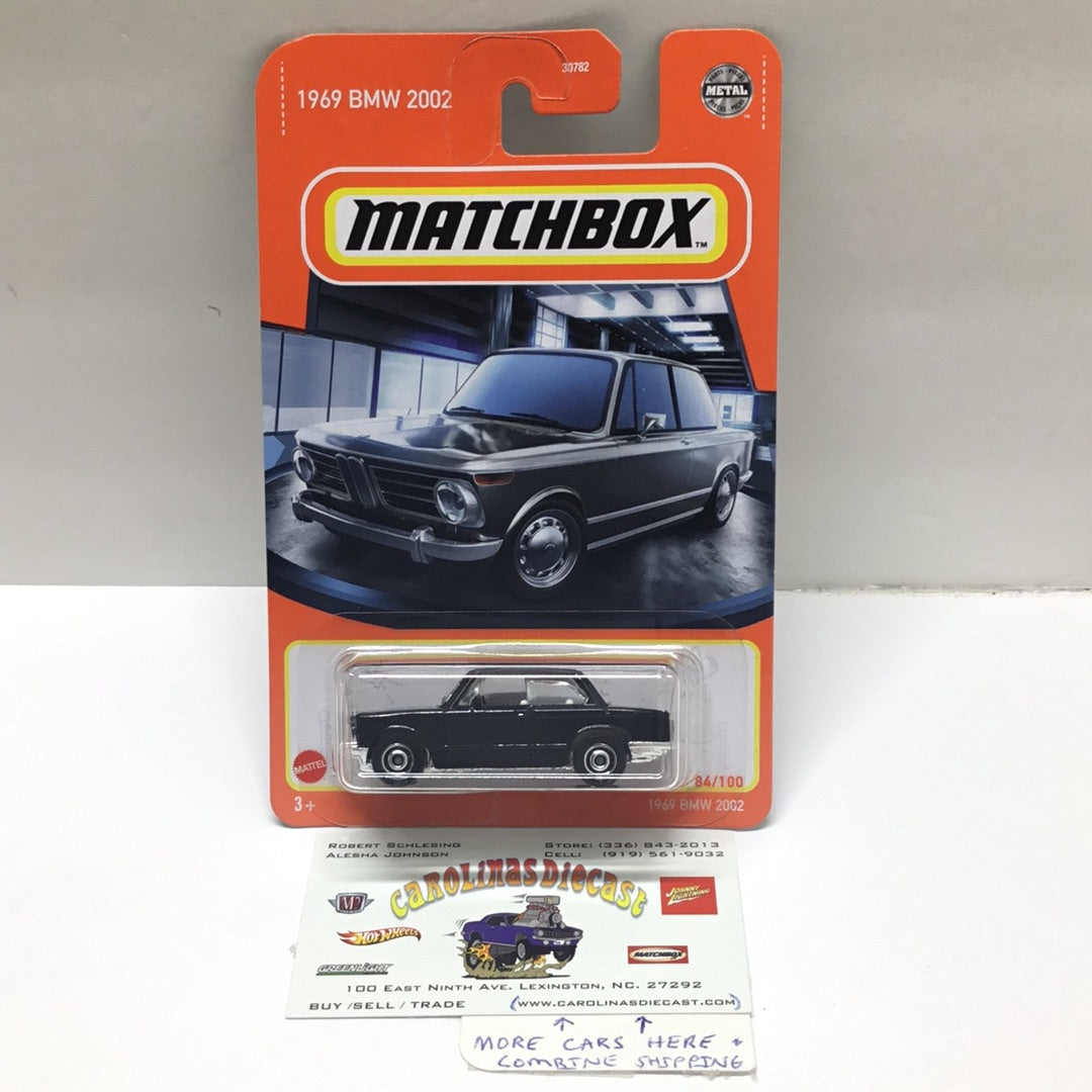 2021 matchbox W case #84 1969 BMW 2002 black UU2