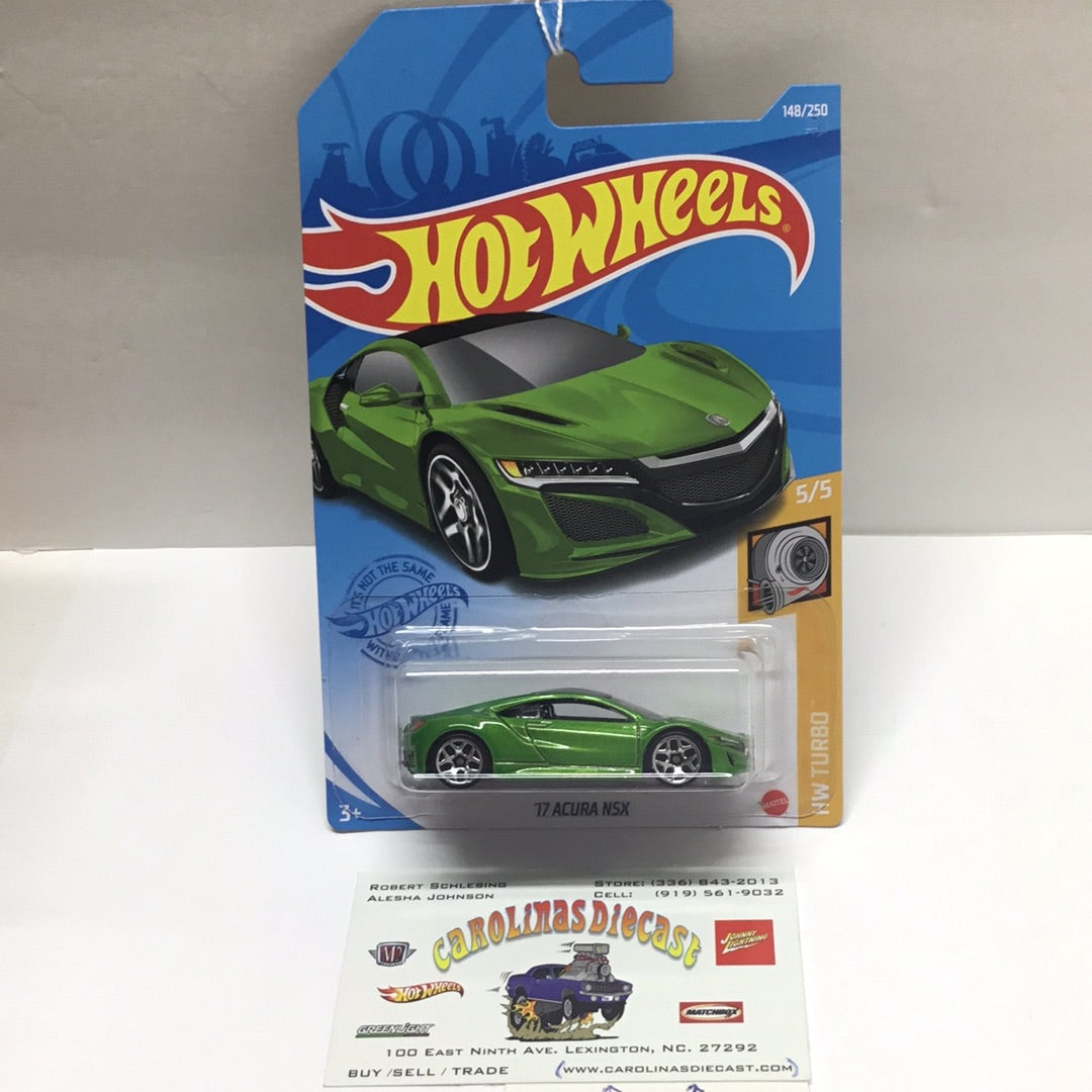 2021 hot wheels P case #148 17 Acura NSX green EE2