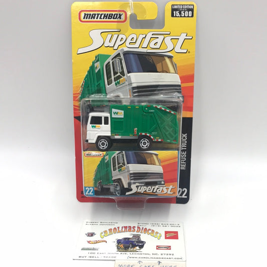 Matchbox Superfast #22 Refuse Truck HTF limited to 8,000 (S3)