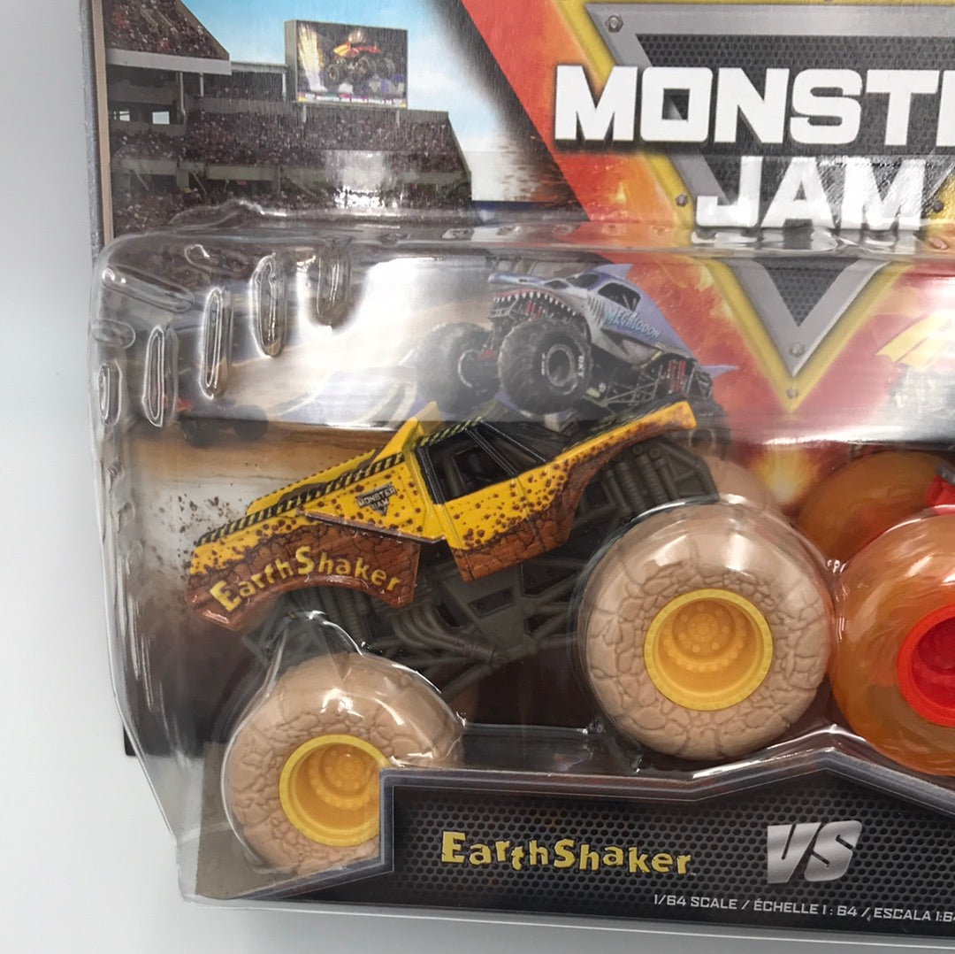 monster jam series 17 2 pack Earthshaker Vs. Max-D 130I