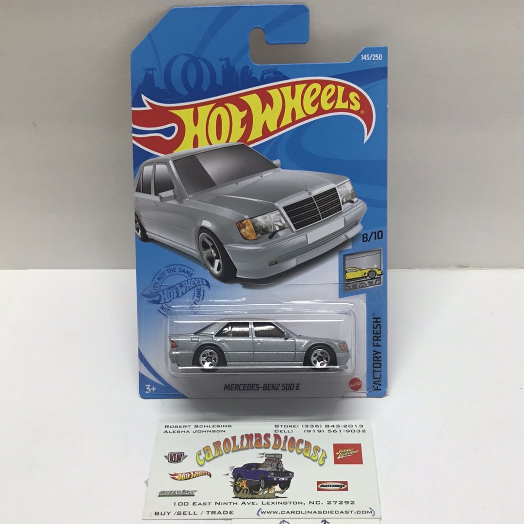 2021 hot wheels N case #145 Mercedes Benz 500 E silver see last pic crease 90C