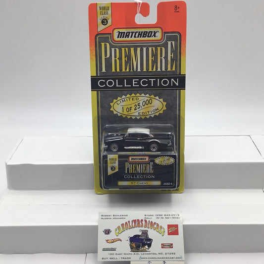 Matchbox Premiere series 3 ‘57 Chevy black 5C2