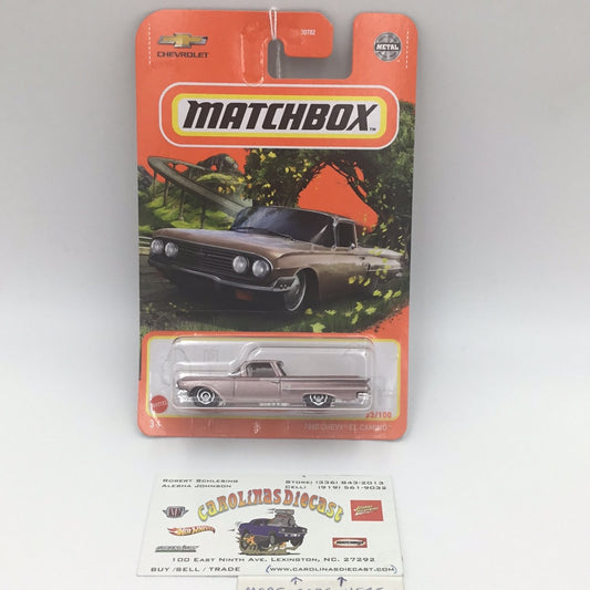 2022 matchbox  #33 1960 Chevy El Camino GG1