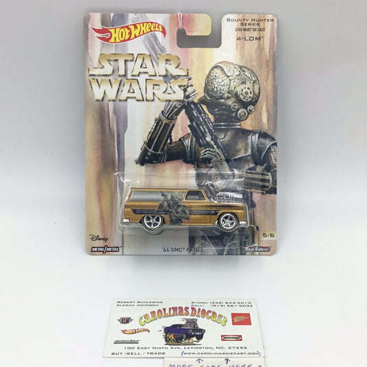 Hot wheels pop culture Star Wars 4-Lom 64 GMC Panel 267A