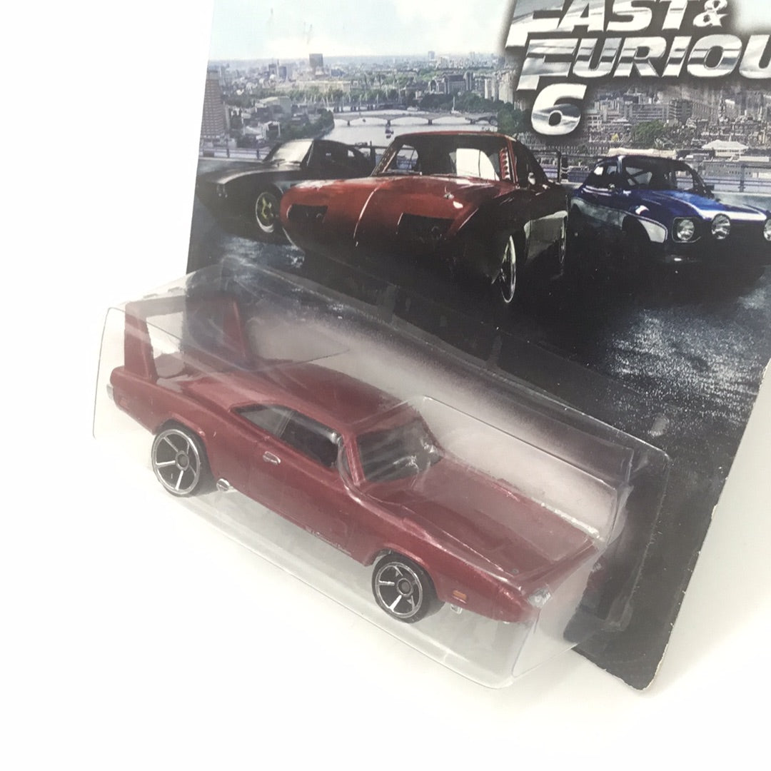 2015 Hot Wheels Fast & Furious 69 Dodge Charger Daytona 1/8 #1 Walmart exclusive GG2