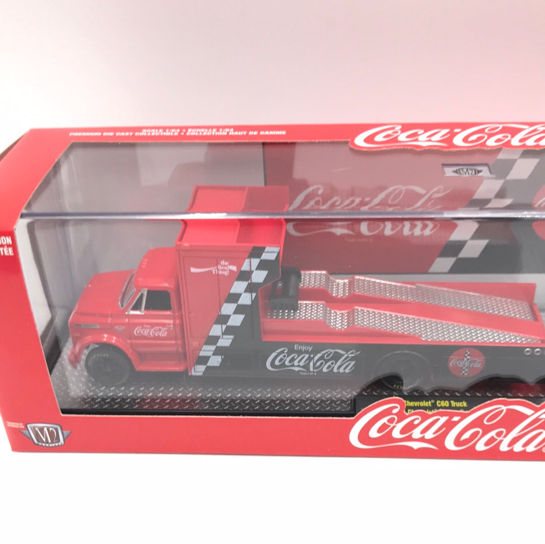 M2 Machines Coca Cola Hauler 1968 Chevy C60 & 1979 Chevy Silverado deals - 1/64 Scale