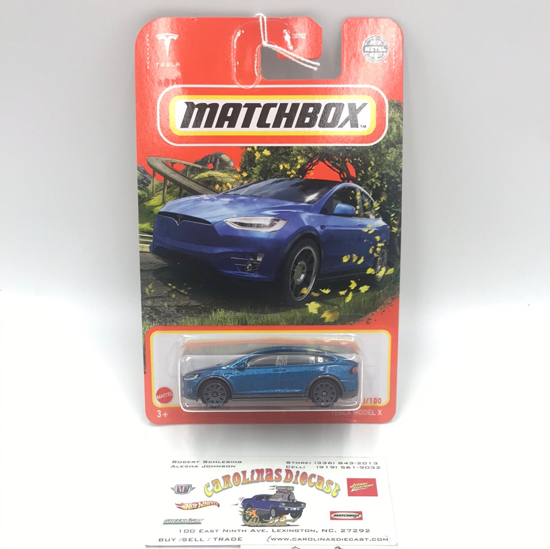 2022 matchbox  #53 Tesla Model X BB9
