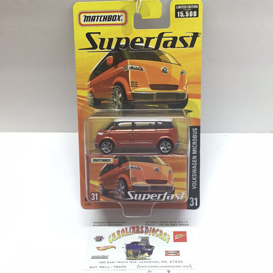 Matchbox Superfast #31 Volkswagen Microbus  limited to 15,500 174I