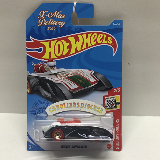 2021 hot wheels #47 Rockin Santa Sled X-Mas Delivery OO7