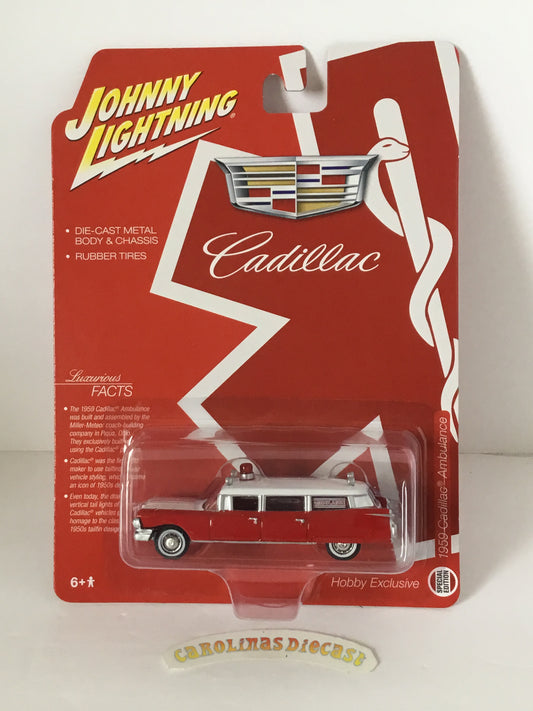 Johnny Lightning 1959 Cadillac Ambulance hobby exclusive 211E