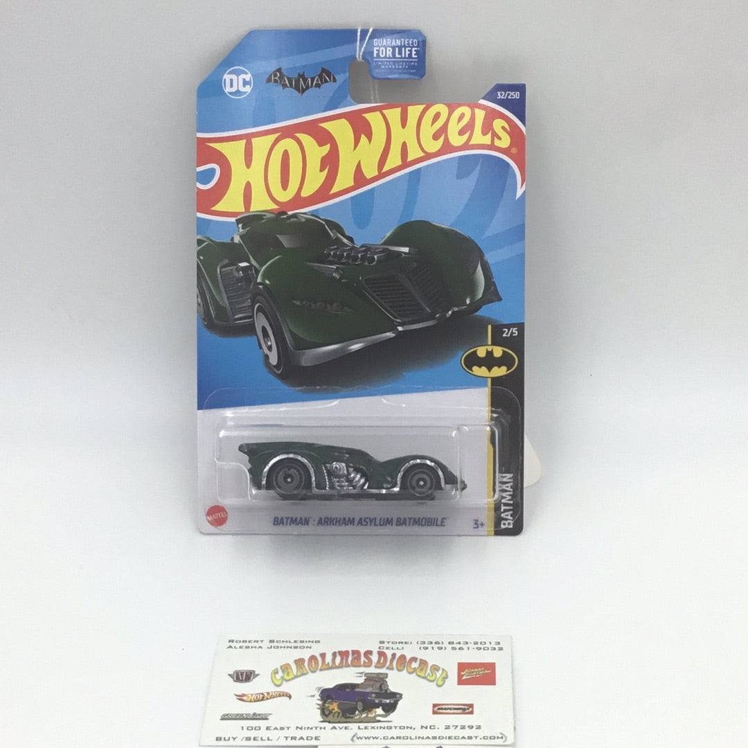 2022 hot wheels B Case #32 Batman Arkham Asylum Batmobile 118H