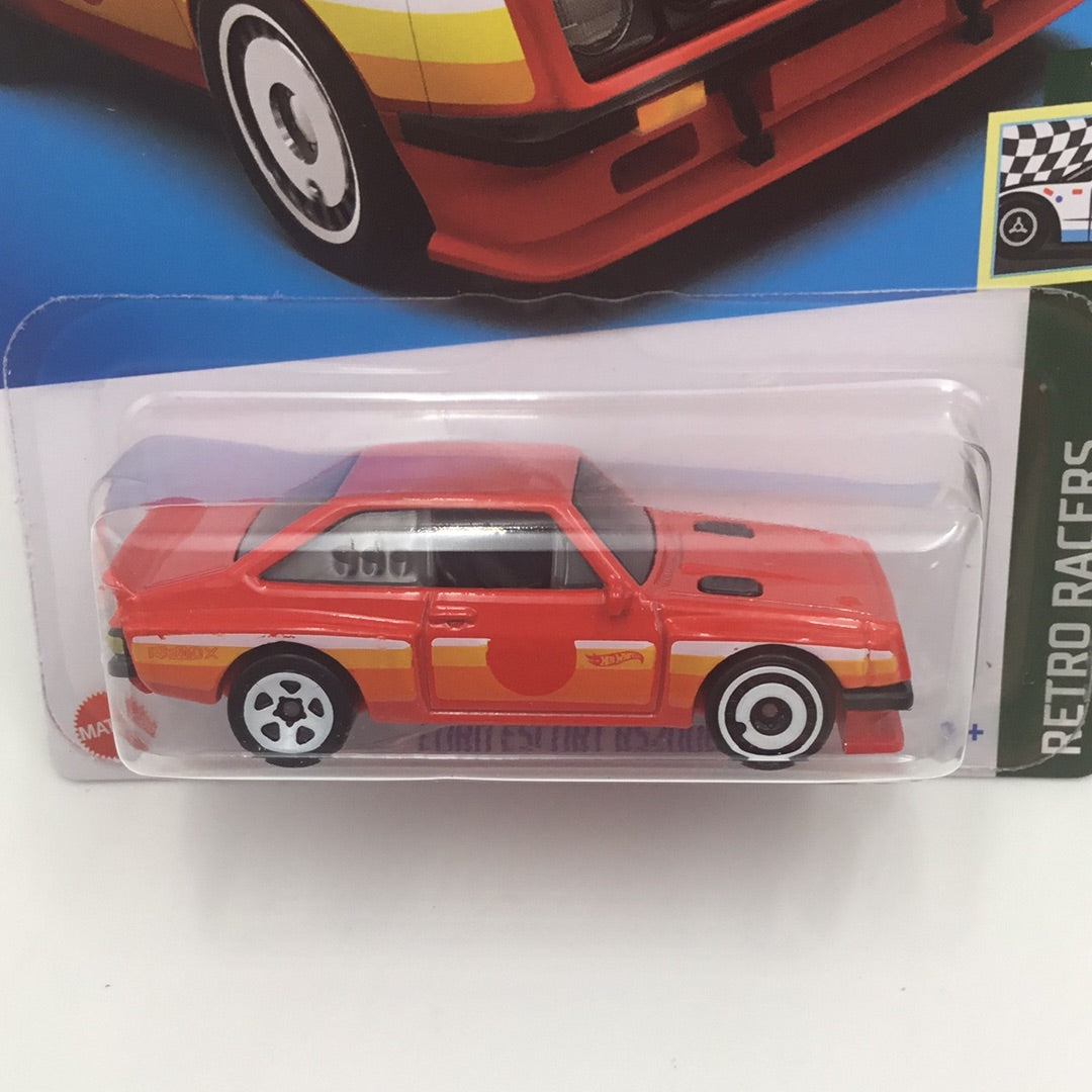2023 hot wheels F case #4 Ford Escort RS2000 red 22G