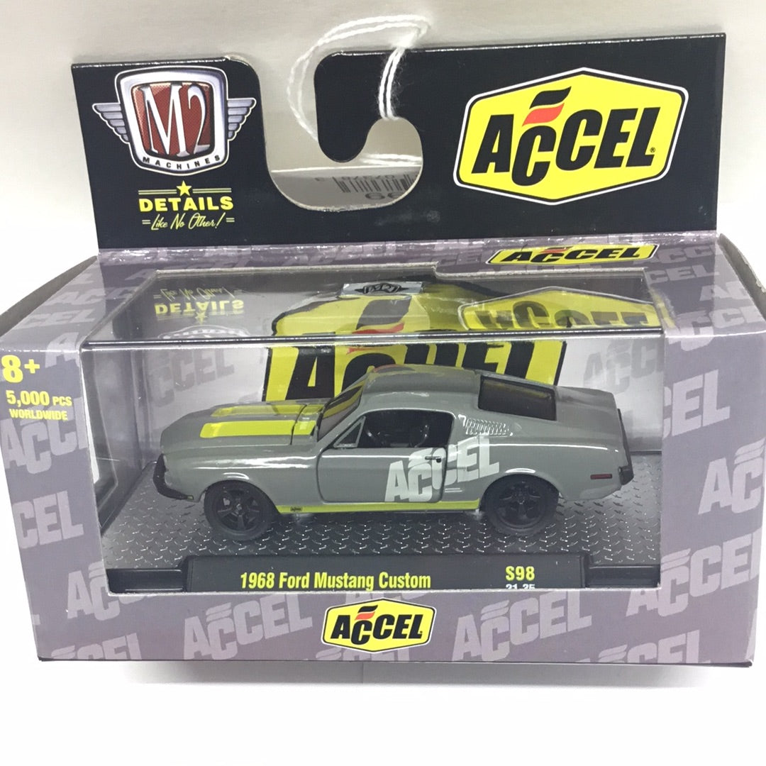M2 Machines Accel 1968 Ford Mustang Custom  S98