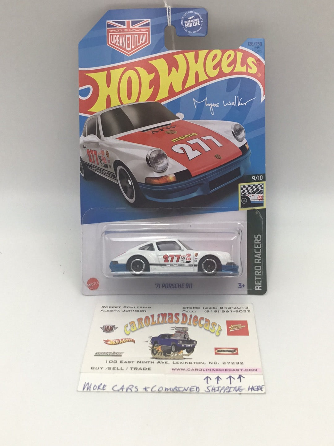 2023 hot wheels F case #126 71 Porsche 911 magnus walker urban outlaw 98F