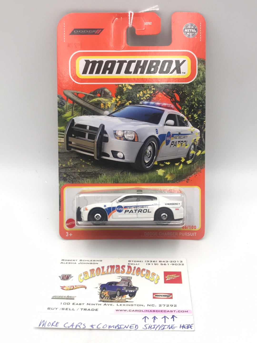 2022 matchbox #86 Dodge Charger Pursuit (FF9)