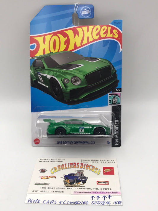 2023 hot wheels A B case #44 2018 Bentley Continental GT3 78D