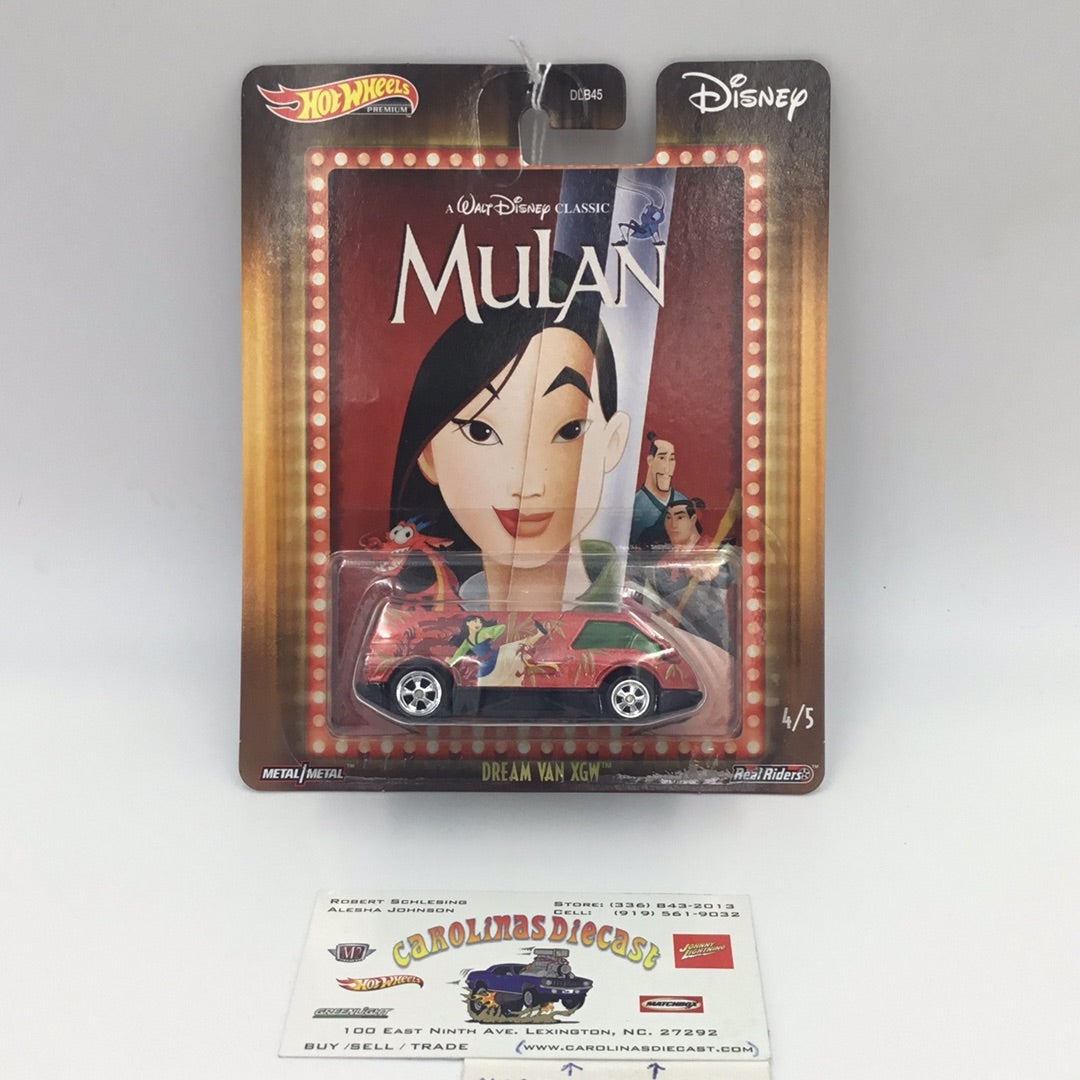 Hot wheels pop culture Disney Mulan Dream Van XGW 270F