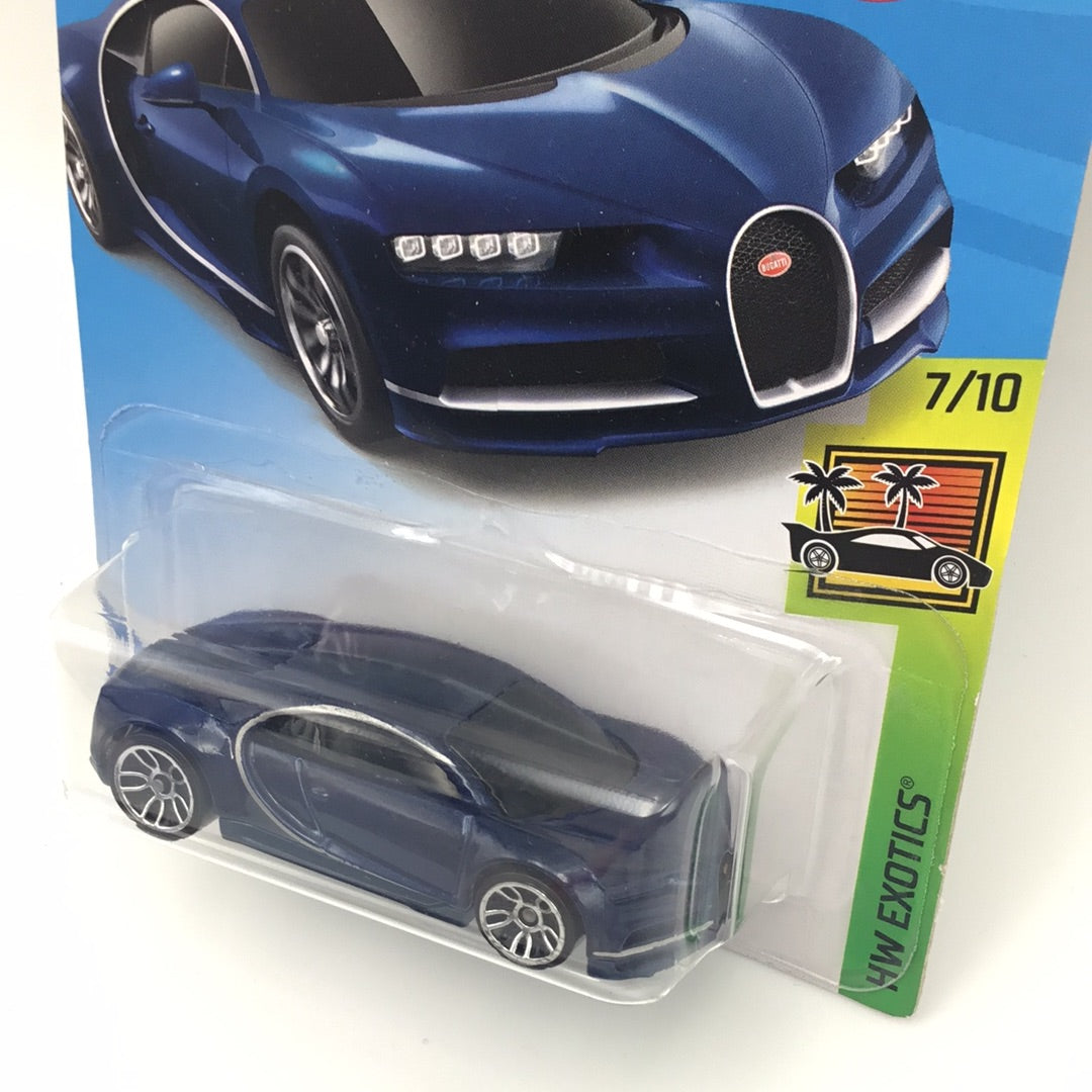 2019 hot wheels #236 ‘16 Bugatti Chiron blue DD3