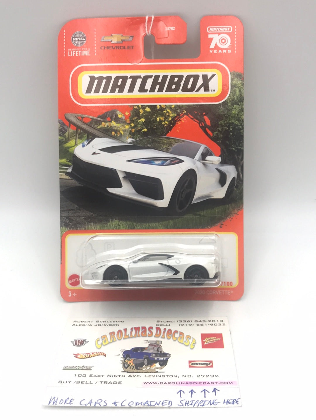 matchbox 70 years #31 2020 Corvette 15D