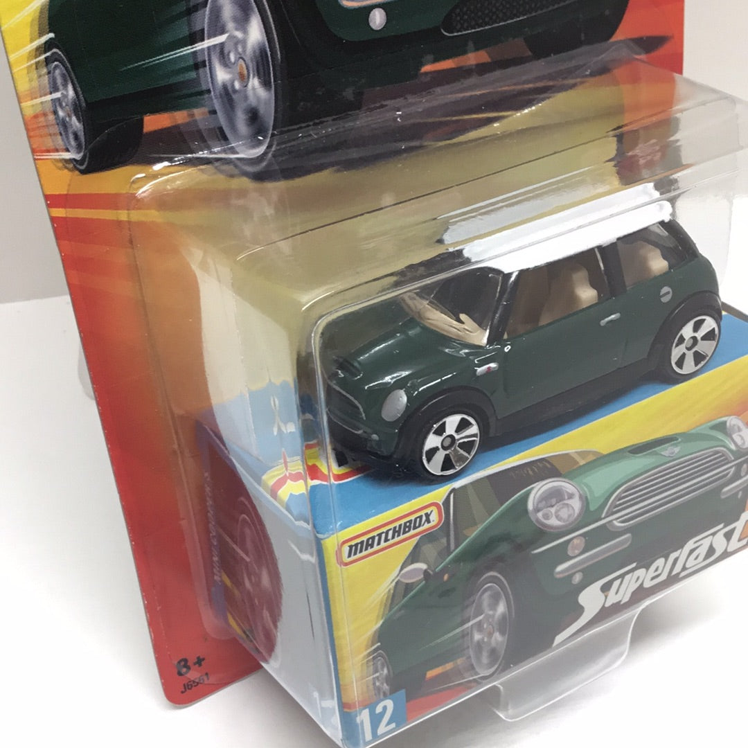 Matchbox Superfast #12 mini Cooper S Green limited to 15,500 (S6)